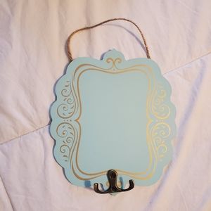 Wall decor with hooks